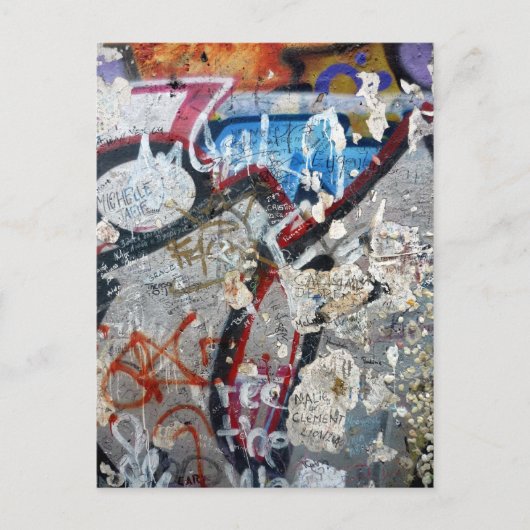 Berliner Mauer bleibt erhalten Postkarte (Vorderseite)
