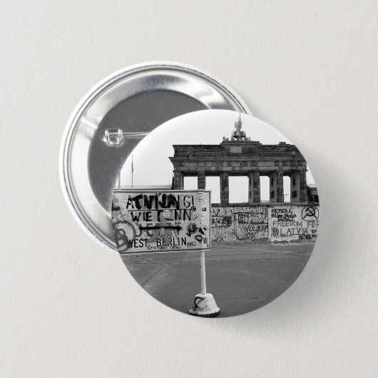 Berliner Mauer Button (Vorne & Hinten)