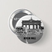 Berliner Mauer Button (Vorne & Hinten)