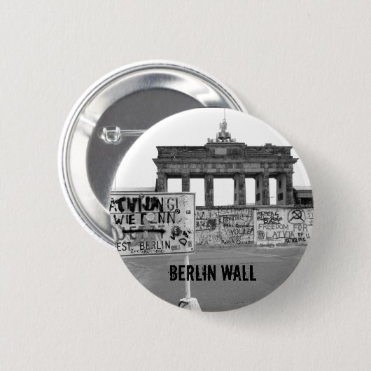 Berliner Mauer Button (Vorne & Hinten)