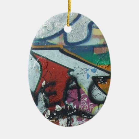 Berliner Mauer Design Keramikornament (Vorne)