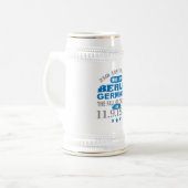 Berliner Mauer Deutschland 25 Jahre Jahrestag Bierglas (Vorderseite Links)