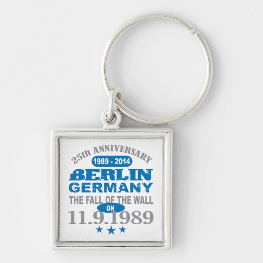 Berliner Mauer Deutschland 25 Jahre Jahrestag Schlüsselanhänger (Vorne)