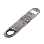 Berliner Mauer Graffiti-Kunst Speed Flaschenöffner (Vorderseite Schrägansicht)