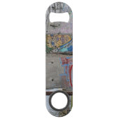 Berliner Mauer Graffiti-Kunst Speed Flaschenöffner (Rückseite)