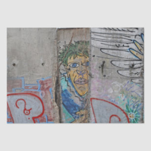 Berliner Mauer-Graffiti Seidenpapier