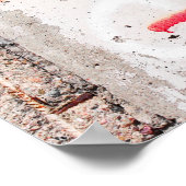 Berliner Mauer, Graffiti, Warum? Poster (Ecke)