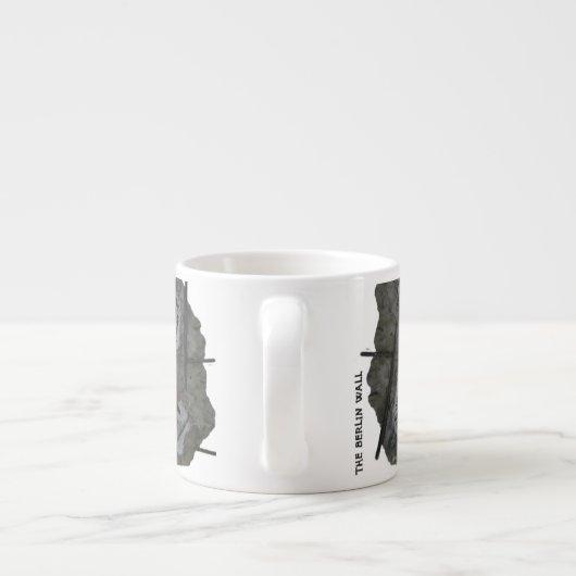 Berliner Mauer Graffitigroße Espresso-Tasse Espressotasse (Rückseite)