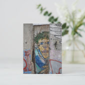 Berliner Mauer Kunst - Berlin, Deutschland Postkarte (Stehend Vorderseite)