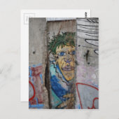 Berliner Mauer Kunst - Berlin, Deutschland Postkarte (Vorne/Hinten)