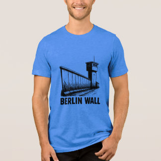 Berliner Mauer Künstlerischer T - Shirt - Symbol d