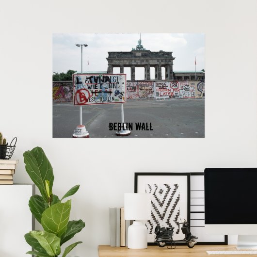 Berliner Mauer Poster (Heimbüro)