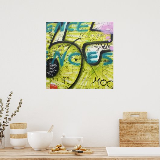 Berliner Mauer Poster (Küche)