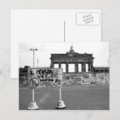 Berliner Mauer Postkarte (Vorne/Hinten)