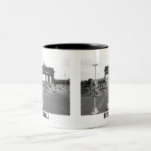 Berliner Mauer Zweifarbige Tasse (Mittel)