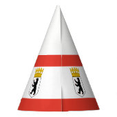 Berliner Party-Hut-Flagge Partyhütchen (Rückseite)