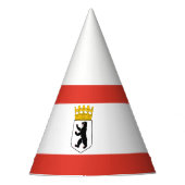 Berliner Party-Hut-Flagge Partyhütchen (Vorderseite)