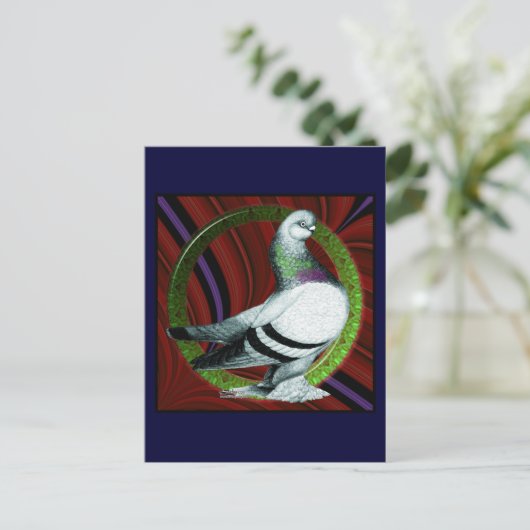 Berliner Pigeon Circle Postkarte (Stehend Vorderseite)