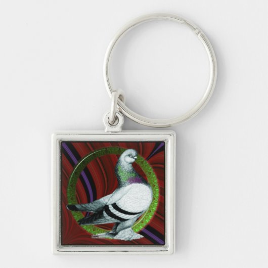 Berliner Pigeon Circle Schlüsselanhänger (Vorne)