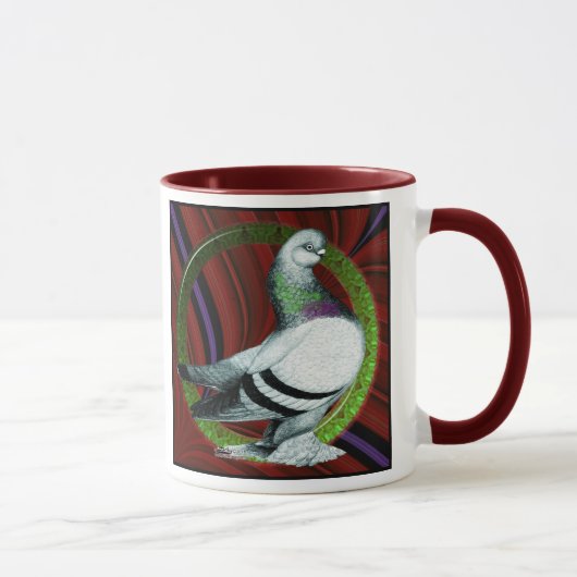 Berliner Pigeon Circle Tasse (Rechts)