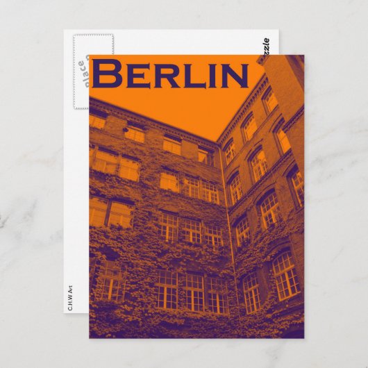 Berliner Post Postkarte (Vorne/Hinten)