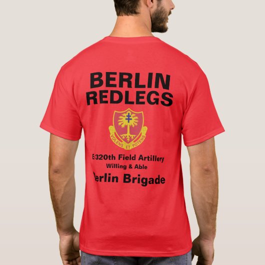 Berliner Redleg-Shirt T-Shirt (Rückseite)