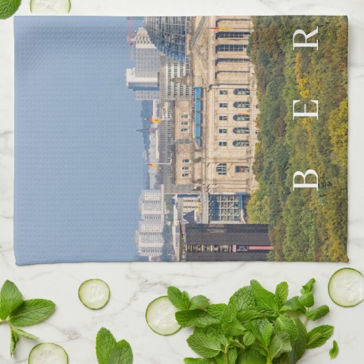 Berliner Reichstag Geschirrtuch (Gefaltet)