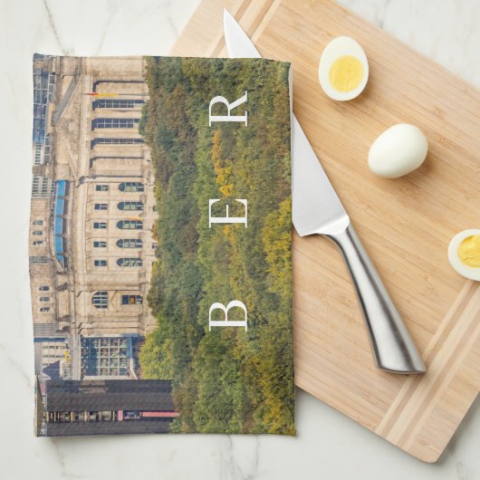 Berliner Reichstag Geschirrtuch (Viertel Falte)