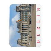 Berliner Reichstag und deutscher Kühlschrankmagnet Magnet (Vertikal)