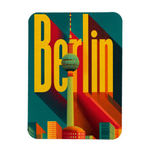 Berliner Retro Magnet