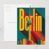 Berliner Retro Postkarte (Vorne/Hinten)