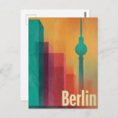 Berliner Retro Postkarte (Vorne/Hinten)
