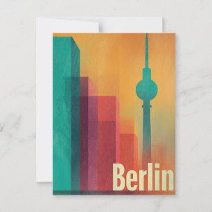 Berliner Retro Postkarte