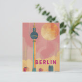 Berliner Retro-Vintag Postkarte (Stehend Vorderseite)