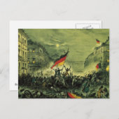 Berliner Revolution 1848 Postkarte (Vorne/Hinten)
