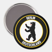Berliner RundEmblem Magnet (Vorderseite/Rückseite)