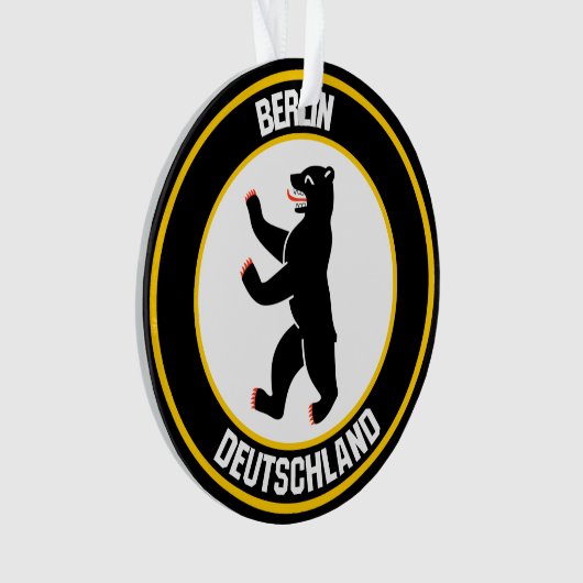 Berliner RundEmblem Ornament (Vorderseite)