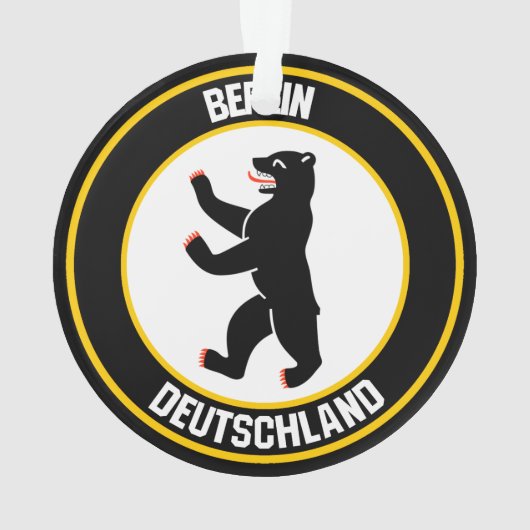 Berliner RundEmblem Ornament (Rückseite)