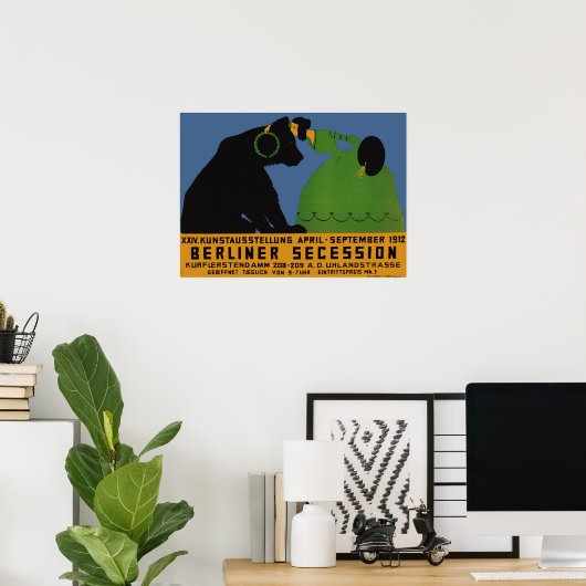 Berliner Secession Poster (Heimbüro)