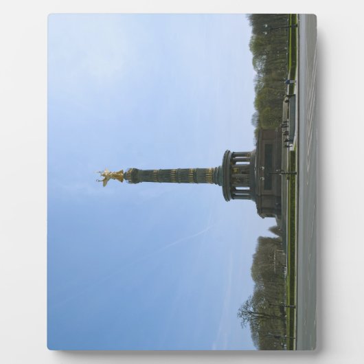 Berliner Siegessäule Fotoplatte (Vorderseite)