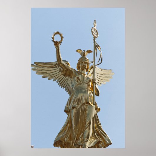 Berliner Siegessäule Poster (Vorne)