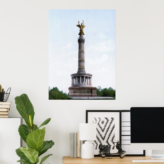 Berliner Siegessäule Poster (Heimbüro)