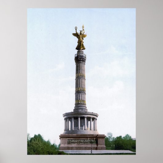 Berliner Siegessäule Poster (Vorne)