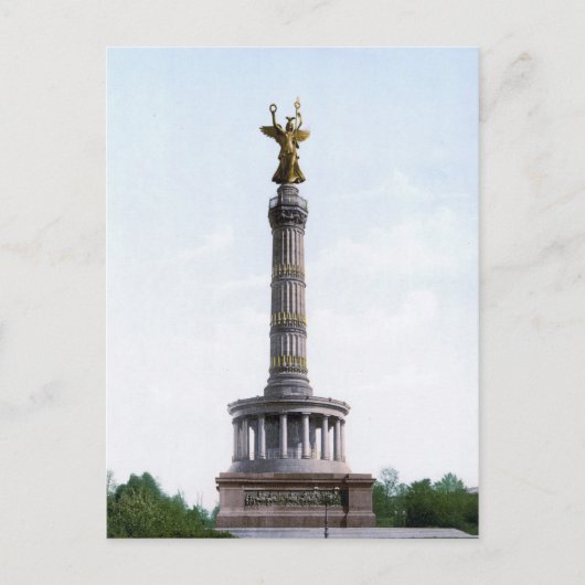 Berliner Siegessäule Postkarte (Vorderseite)