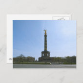 Berliner Siegessäule Postkarte (Vorne/Hinten)