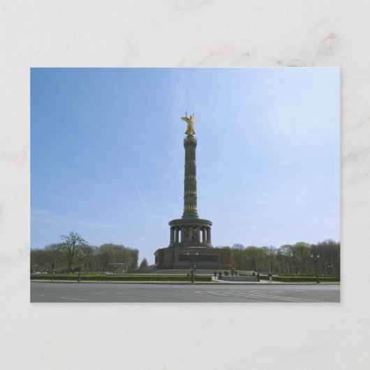Berliner Siegessäule Postkarte (Vorderseite)