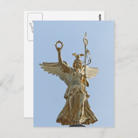 Berliner Siegessäule Postkarte (Vorne/Hinten)
