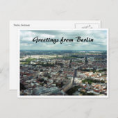 Berliner Stadt Postkarte (Vorne/Hinten)