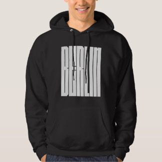 Berliner Stadttypografie-Design Hoodie