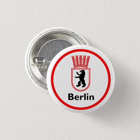 Berliner Stadtwappen (DDR) Button (Vorne & Hinten)